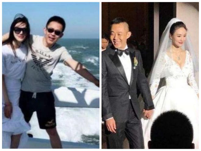 三任妻子皆校花侯勇带小20岁娇妻看展潮鞋吸睛