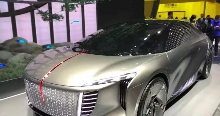 2021上海车展：红旗EV-Concept概念车亮相