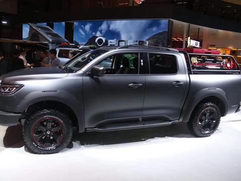 2021上海车展丨性能极致 配高位进气口 长城皮卡越野炮发布