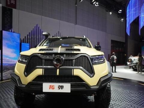 长途穿越好伴侣 长城龙弹炮上海车展正式亮相