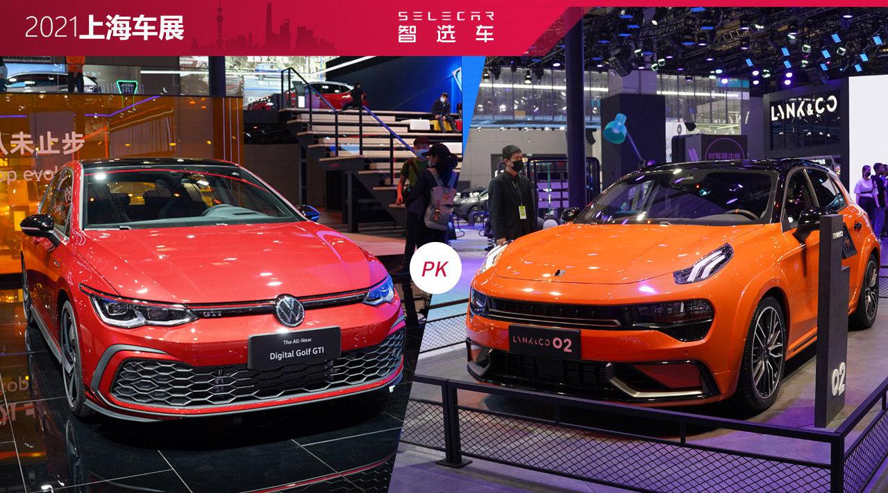 同为2.0T小钢炮，高尔夫GTI对比领克02 Hatchback