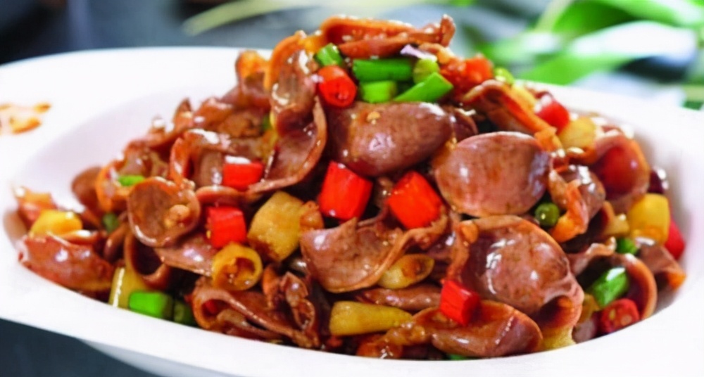 小炒鸡胗