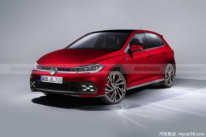 大众POLO GTI渲染图曝光,造型升级,搭2.0T引擎