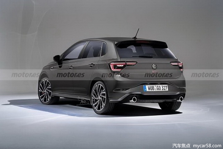 大众POLO GTI渲染图曝光,造型升级,搭2.0T引擎