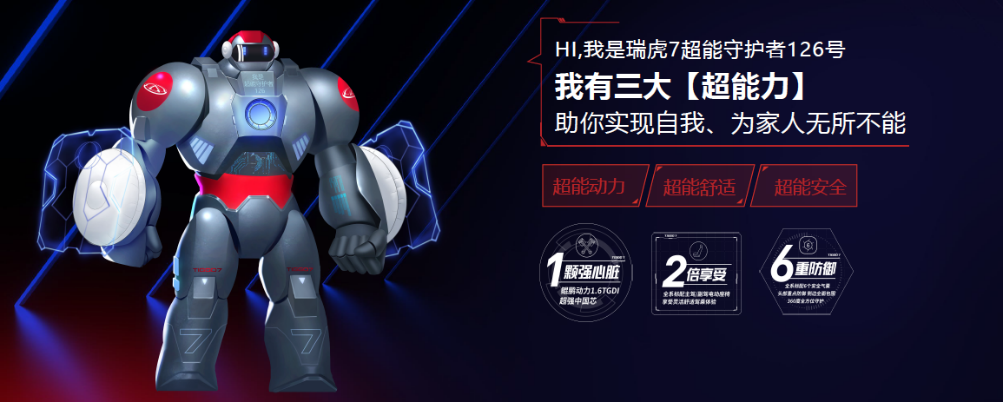 10万级SUV最强守护者——瑞虎7超能版上市