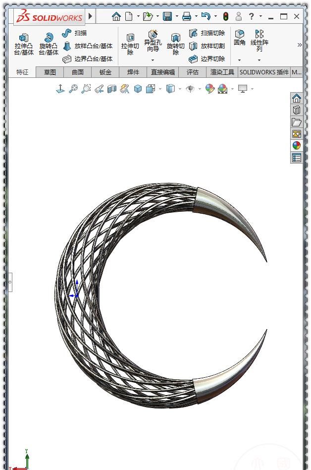 solidworks雕刻图案,solidworks浮雕图案 用solidworks画一个月亮弯雕塑