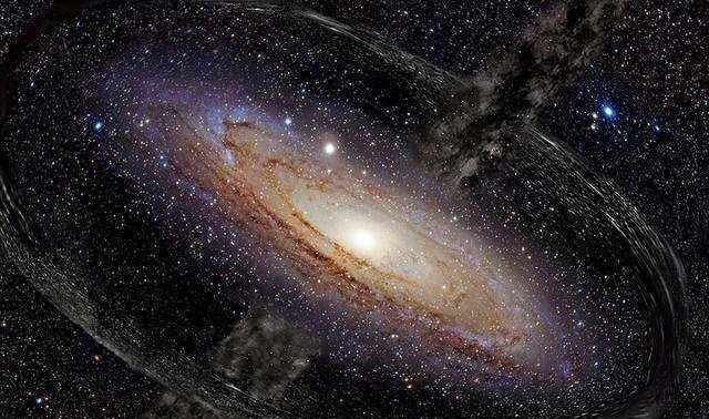 可以想象,由如此数量的恒星系组成的银河系,该是有多大!
