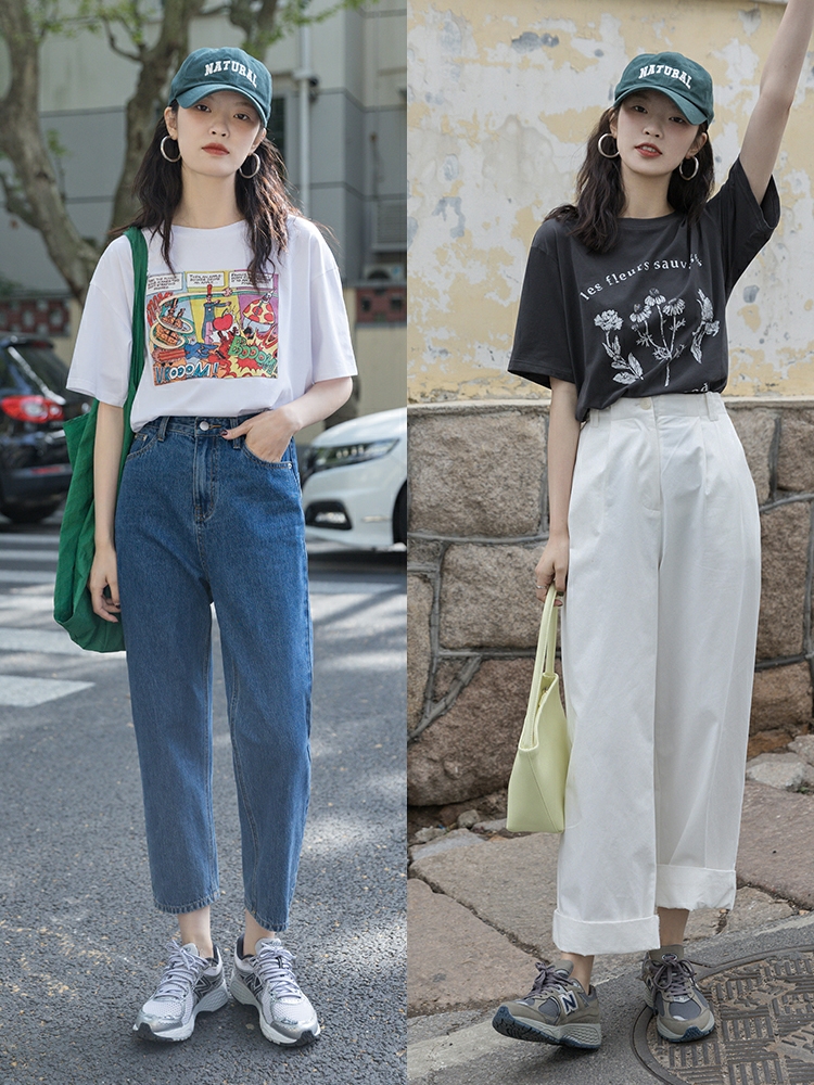 基础款T恤也能穿出高级感，借鉴这几个穿搭思路，轻松美出新高度