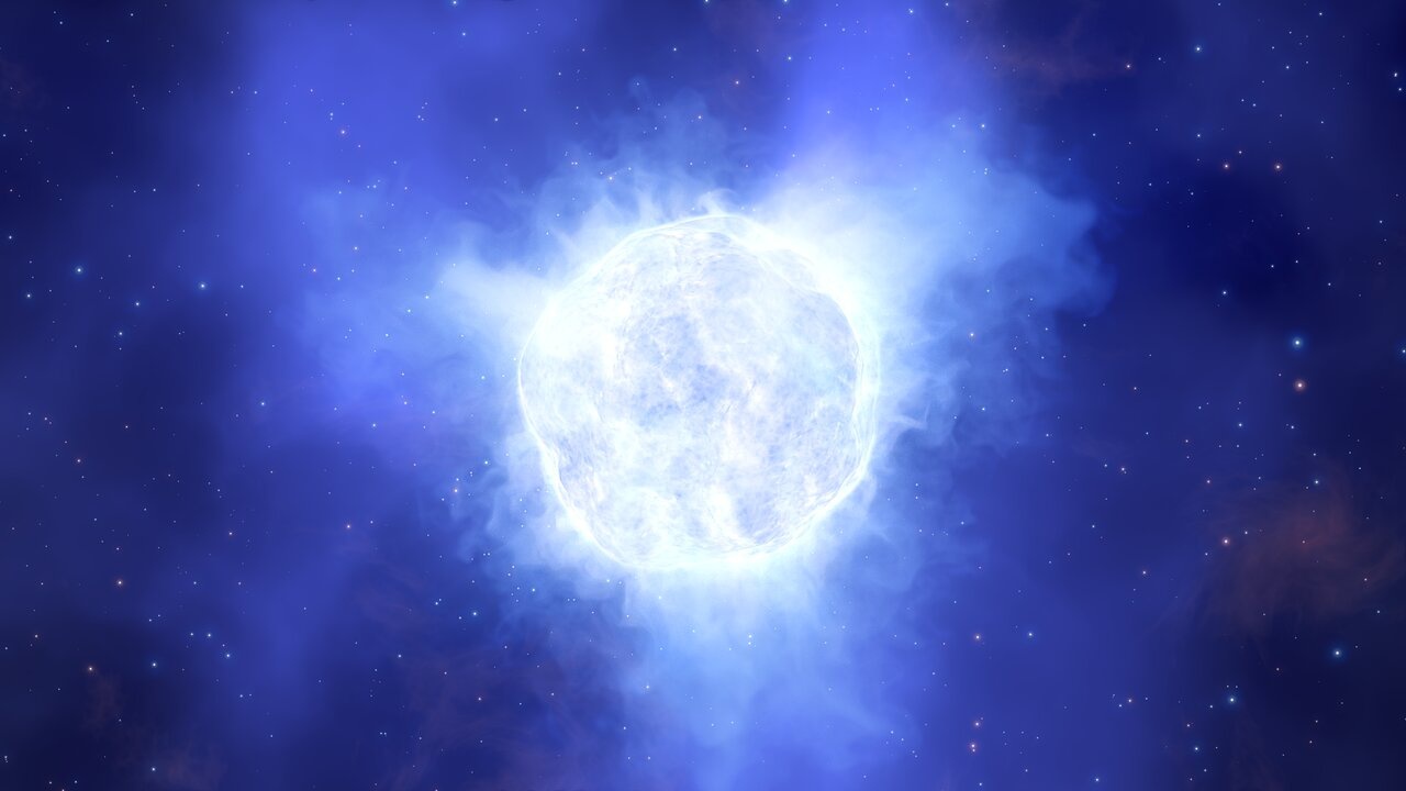 (图片说明:蓝超巨星艺术图)
