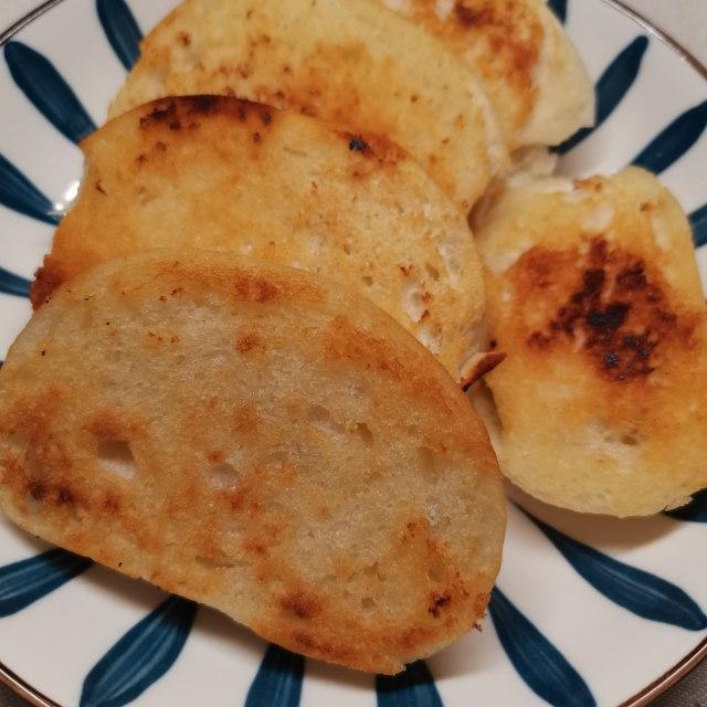 油煎馒头片,简单方便快手早餐