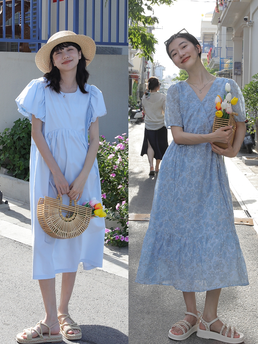 夏天，多穿这四种颜色的裙子，温柔显白不挑人，谁穿谁美