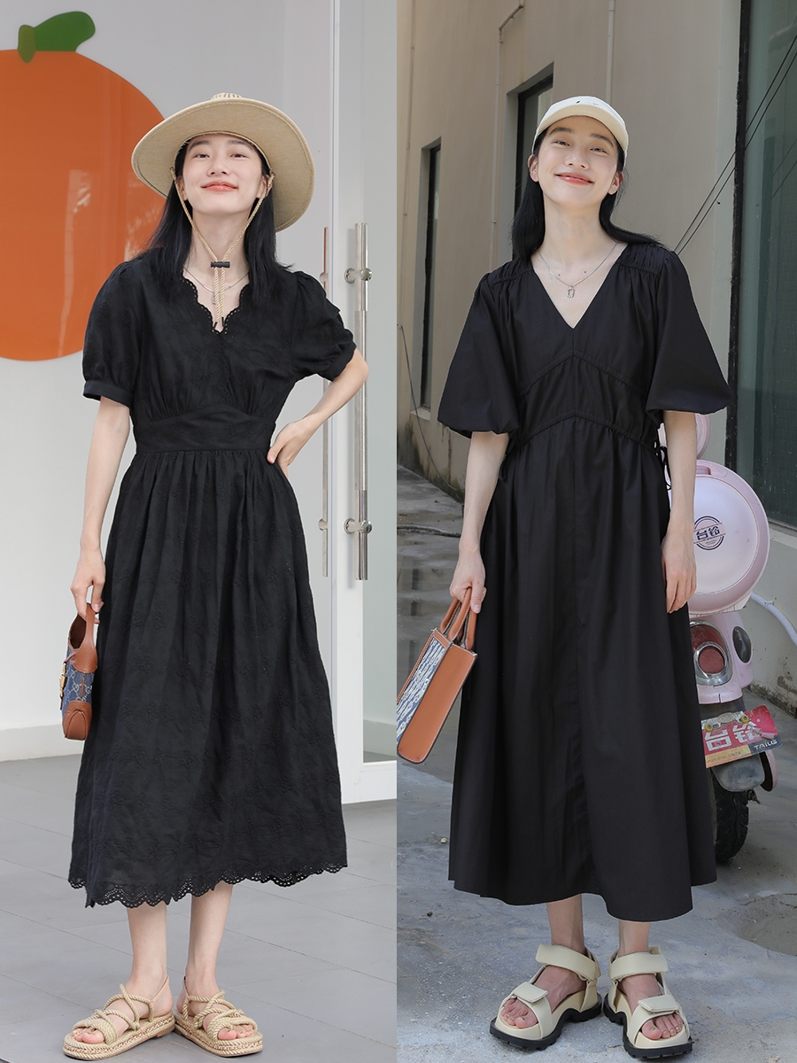 夏天，多穿这四种颜色的裙子，温柔显白不挑人，谁穿谁美