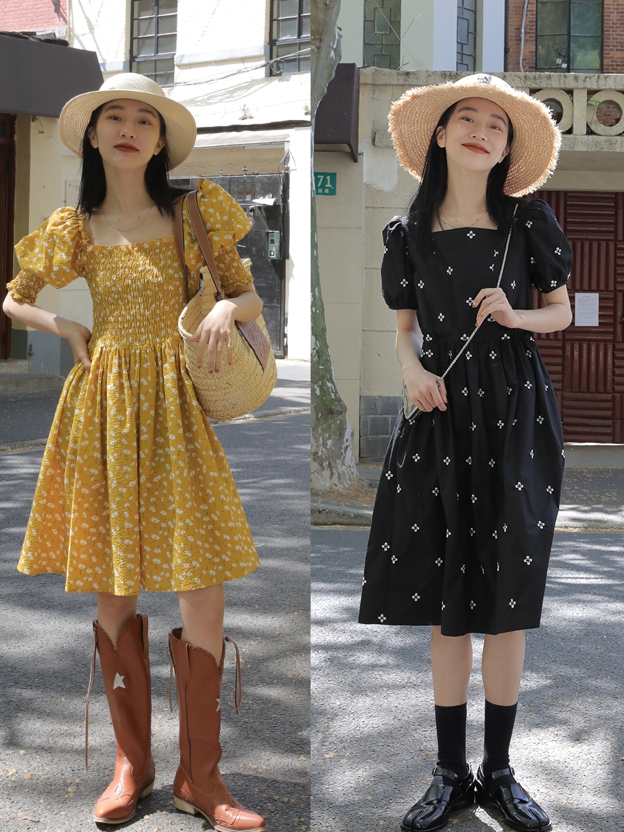 夏天，多穿这四种颜色的裙子，温柔显白不挑人，谁穿谁美