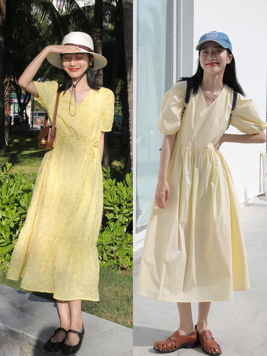 夏天，多穿这四种颜色的裙子，温柔显白不挑人，谁穿谁美