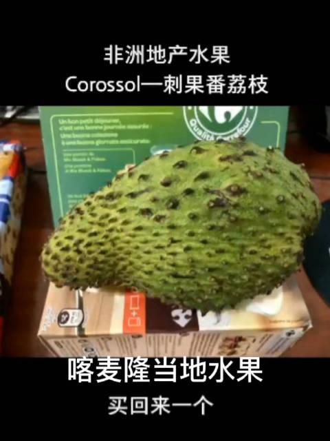 今天买了一个Corossol——刺果番荔枝