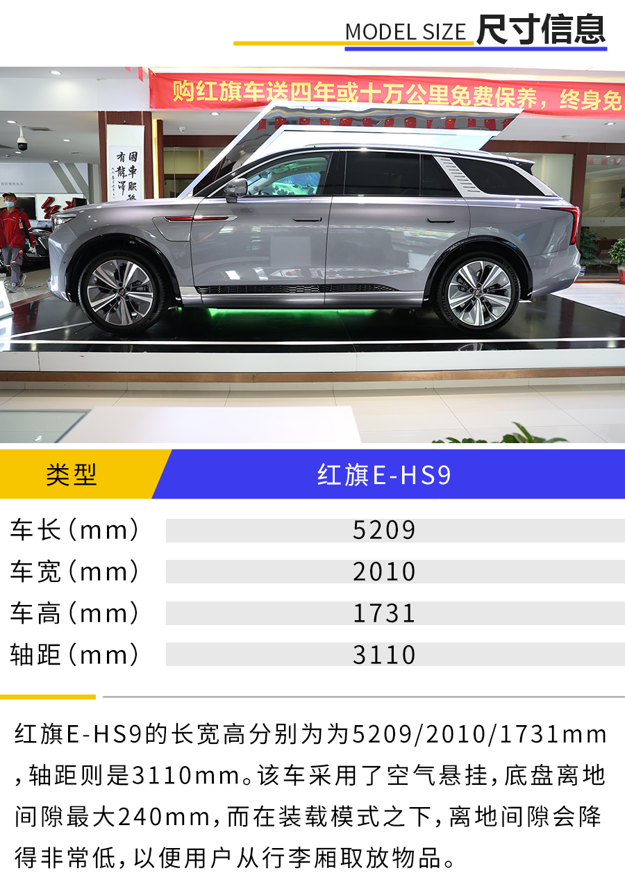 这就是纯电豪华车型的天花板? 静态体验红旗E-HS9