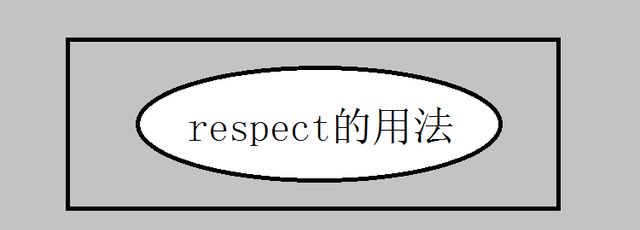 respect的用法有哪些?