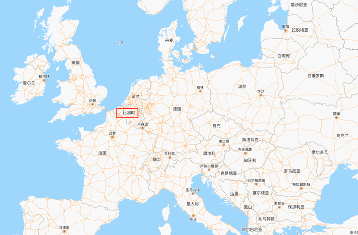 比利时 先看看地理位置 欧盟总部也坐落于比利时的布鲁塞尔  比利时