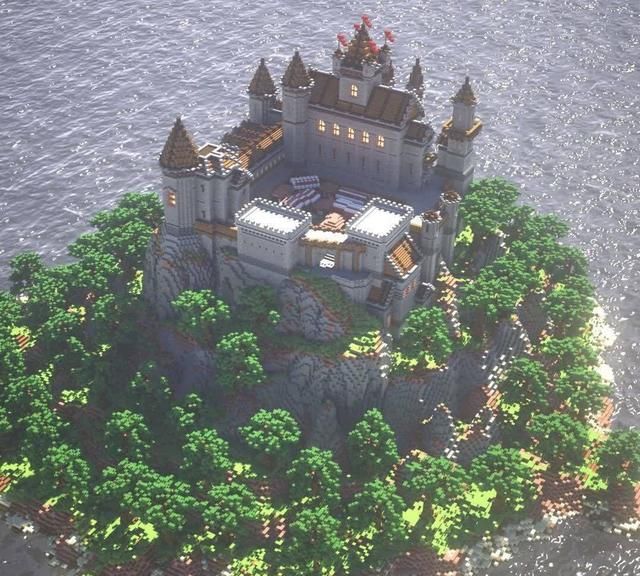 我的世界:大神改造的自然建筑,每一个都是巅峰之作,我