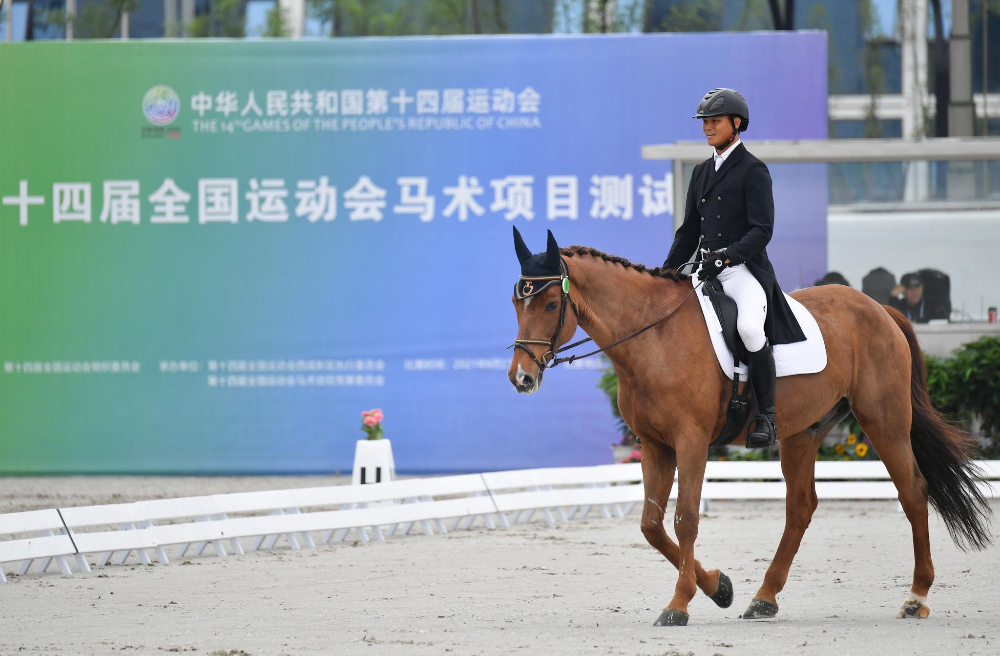 马术——第十四届全运会马术项目测试赛开赛