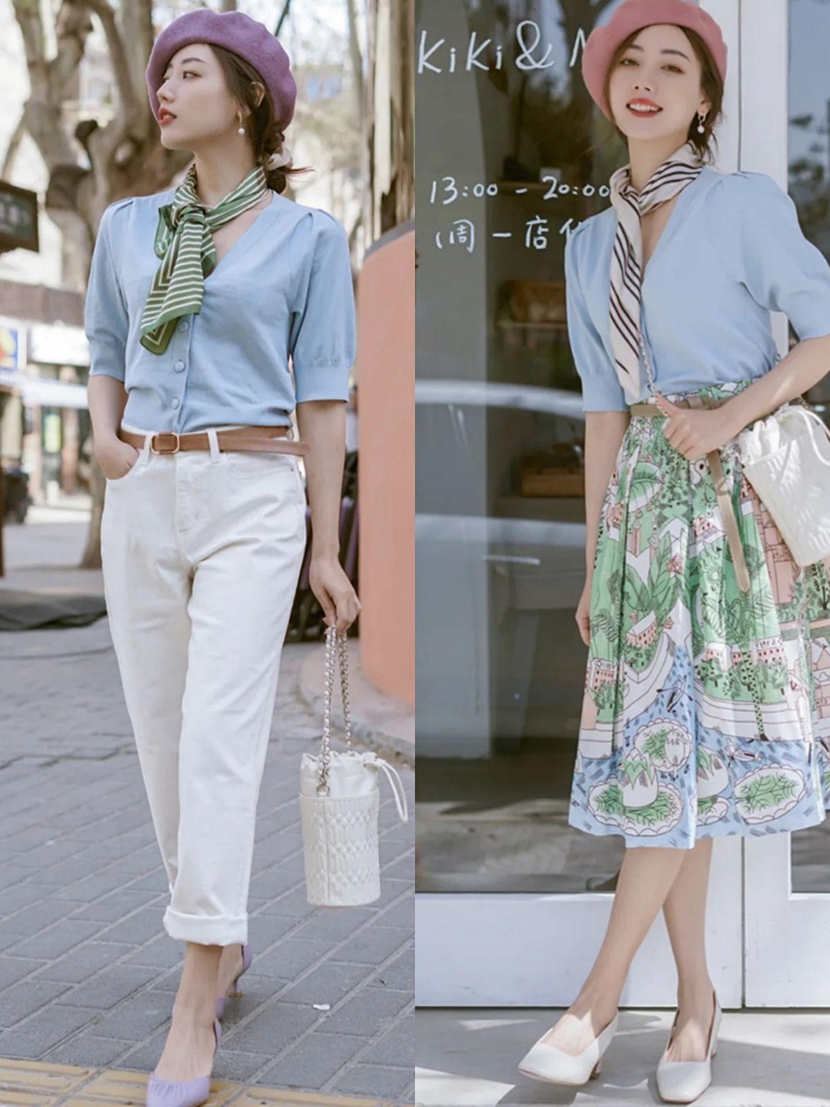 会穿搭的女人更讨人喜欢，看完这18套洋气搭配，会有很多变美灵感