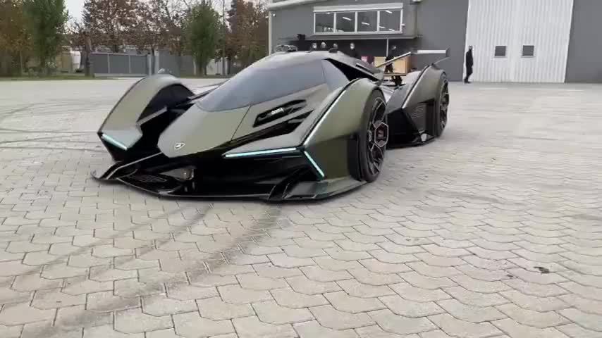 兰博基尼炸裂概念车，极致科幻炫酷Hypercar！