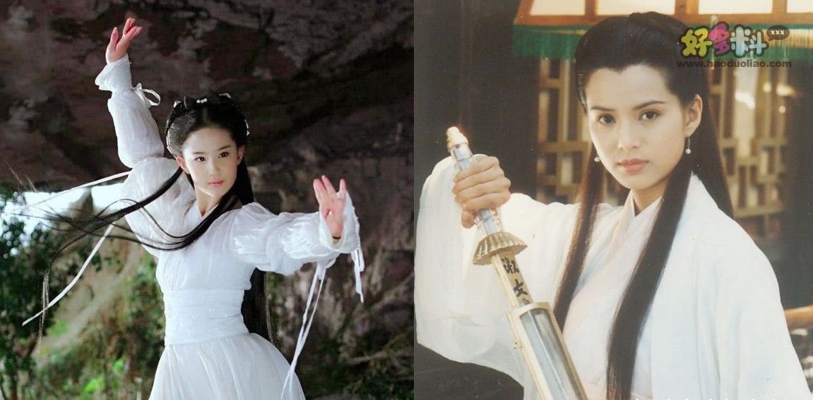 李若彤刘亦菲哪个更美 两人都曾饰演过小龙女与王语嫣