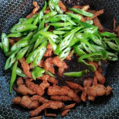 线椒肉丝这样做也太好吃了
