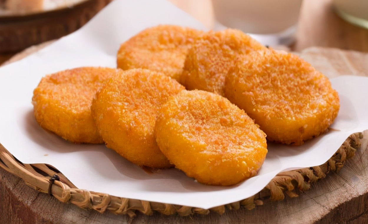 做南瓜饼不要只加糯米粉教你好方法南瓜饼好吃翻倍