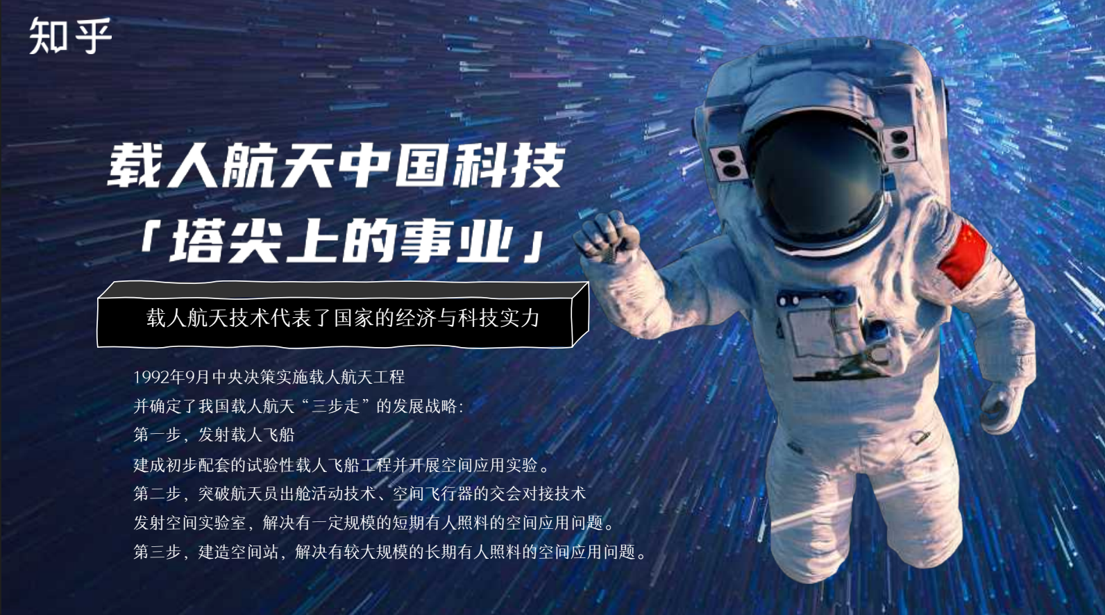它是中国载人航天「三步走」战略的第三