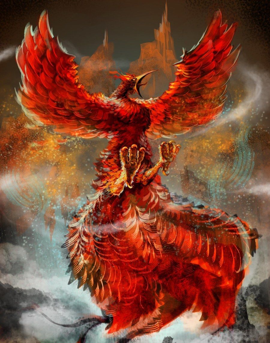 在神话体系当中,金翅大鹏是凤凰所生的神鸟.