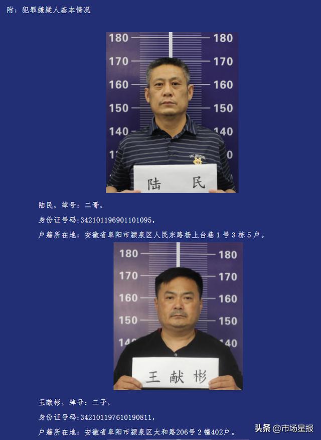 阜阳警方公开征集陆民等人违法犯罪线索