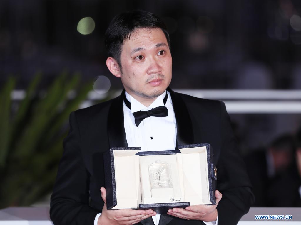 Ryusuke Hamaguchi, winner of the award for best screenplay for the film 