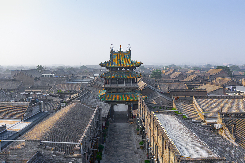 平遥古城(ancient city of ping yao),1997年12月列入世界文化遗产.