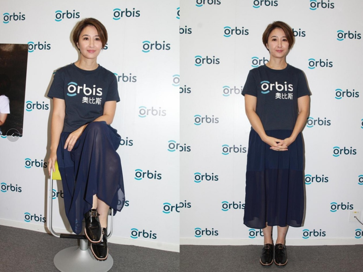 关咏荷不愧是“阿姨辈翘楚”，黑色吊带连衣裙性感时髦，成熟优雅