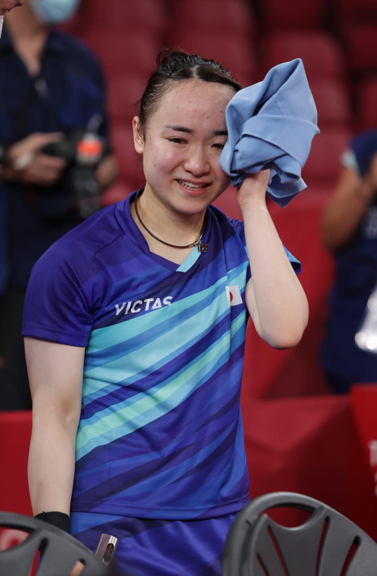 伊藤美诚哭了!东京奥运