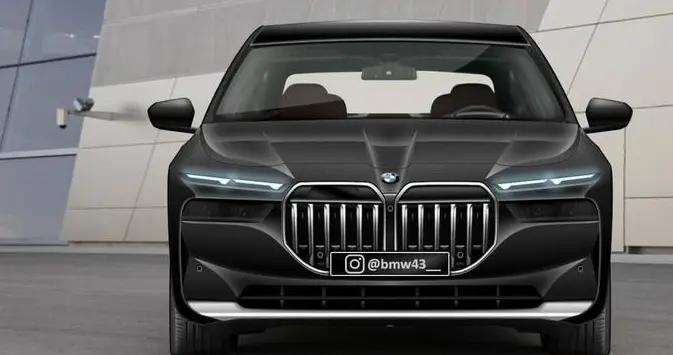 全新宝马7系渲染图曝光，细节有亮点，有望明年亮相