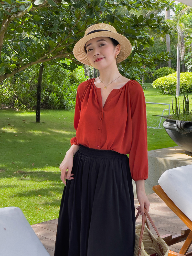 夏季怎么穿搭,衬衫搭配半身裙优雅大气,女神范十足 夏季怎么穿搭,衬衫搭配半身裙优雅大气,女神范十足