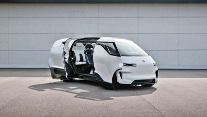 保时捷Vision Renndienst概念车内饰官图曝光