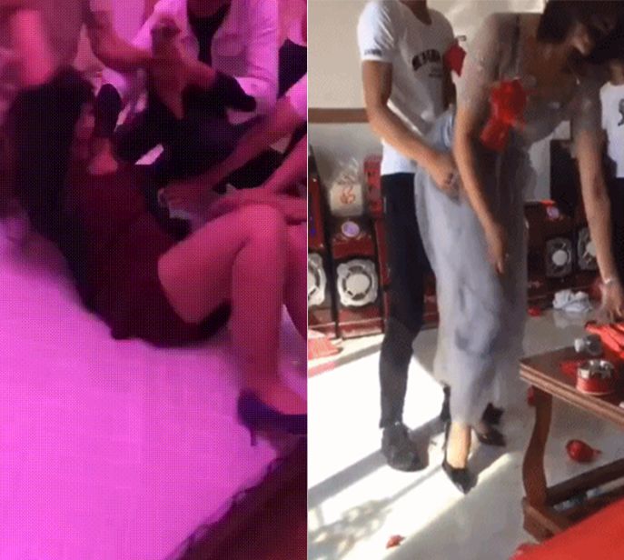 新郎被绑柱子上羞辱,新娘被强吻:恶俗婚闹,到底有多恶心!