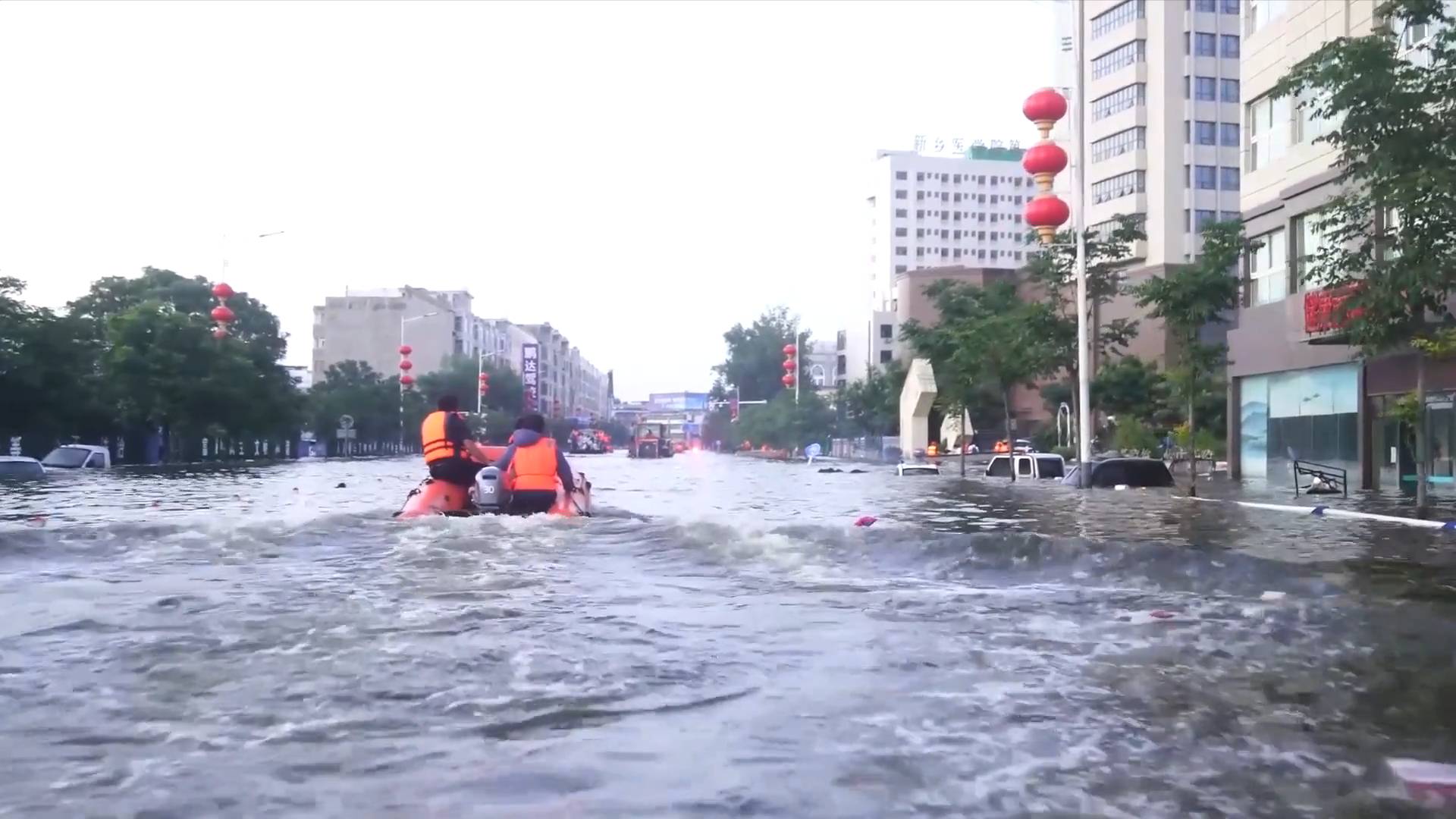 关注河南强降雨丨河南卫辉:生命大转移