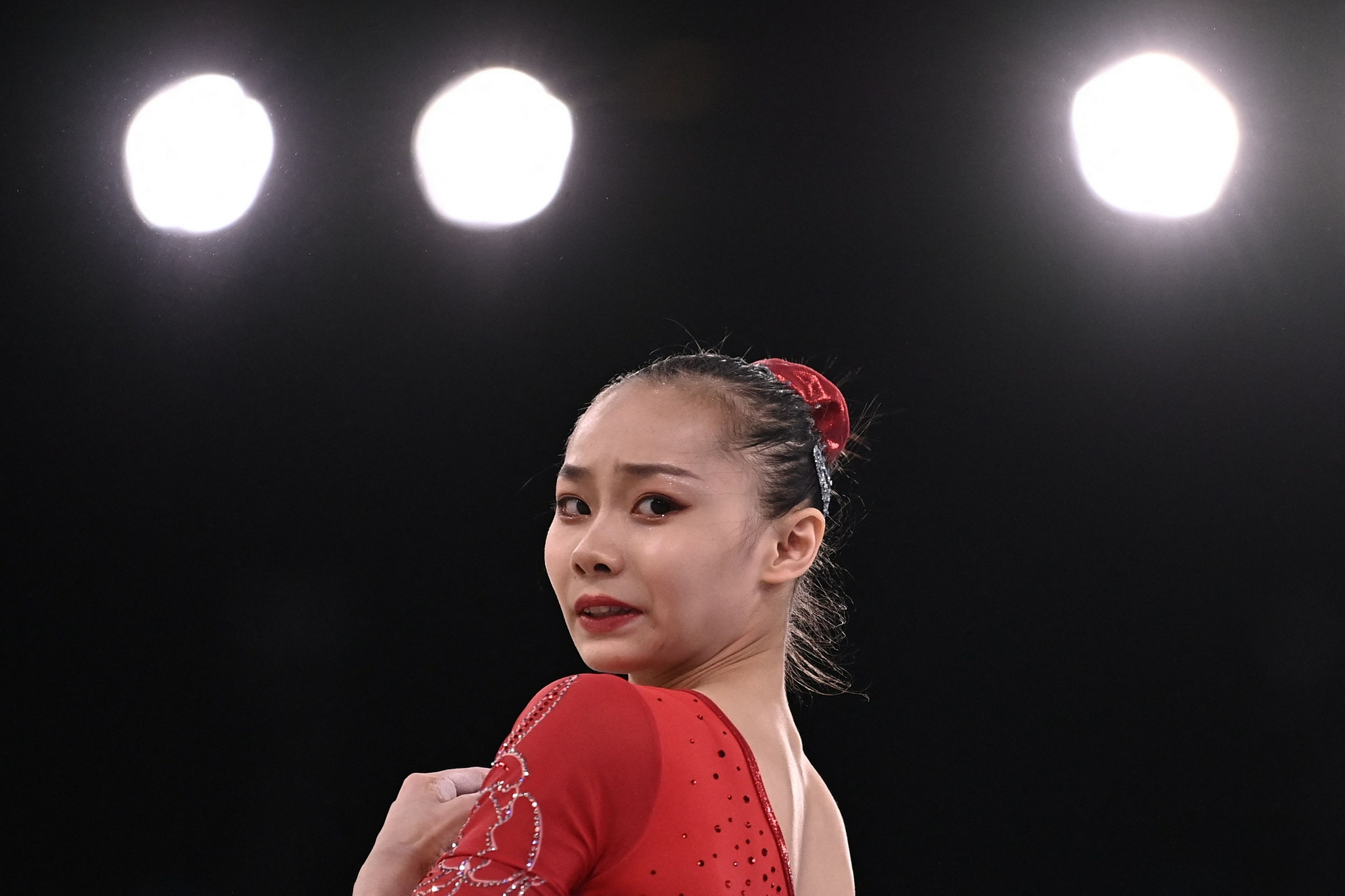 27日晚的东京奥运会体操项目女团决赛,首次参加奥运会的芦玉菲在