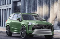 视频：近日海外媒体曝光了沃尔沃全新XC90车型外观渲染图片