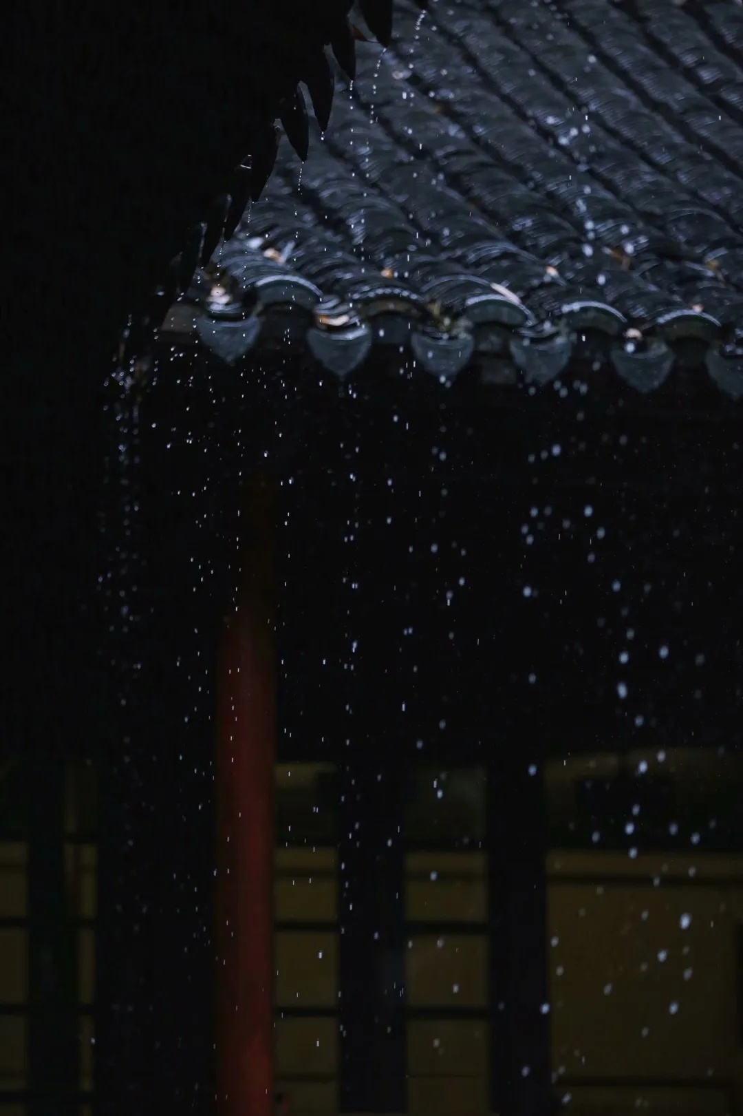 无论是如丝的春雨, 或是狂暴的夏雨, 亦或潇潇的秋雨