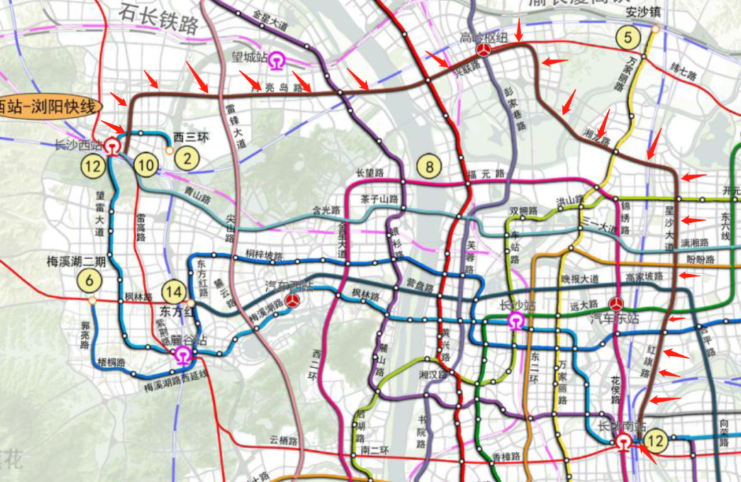 官方首次明确长沙地铁9号线进入第4轮规划挺进长沙南还有哪些轨