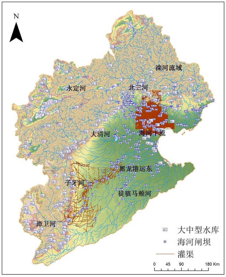 海河只位于天津其实河南北部都属于海河流域它比华北平原还大