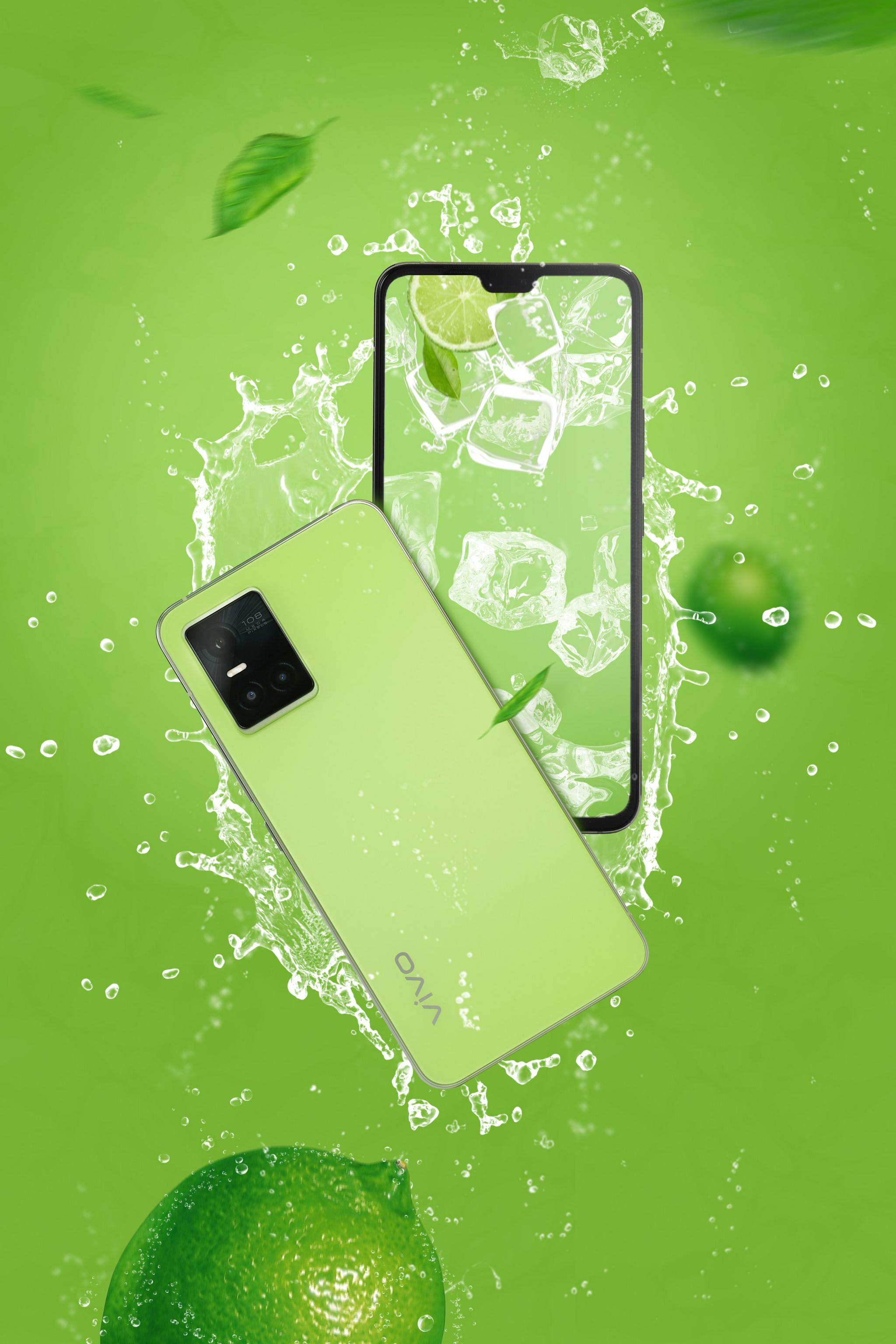 入手vivos10pro青柠配色拥有25度的夏天