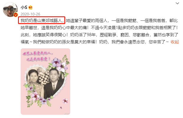 小S在ins狂赞台湾选手，称其为“国手”，双面人做派被网友抵制