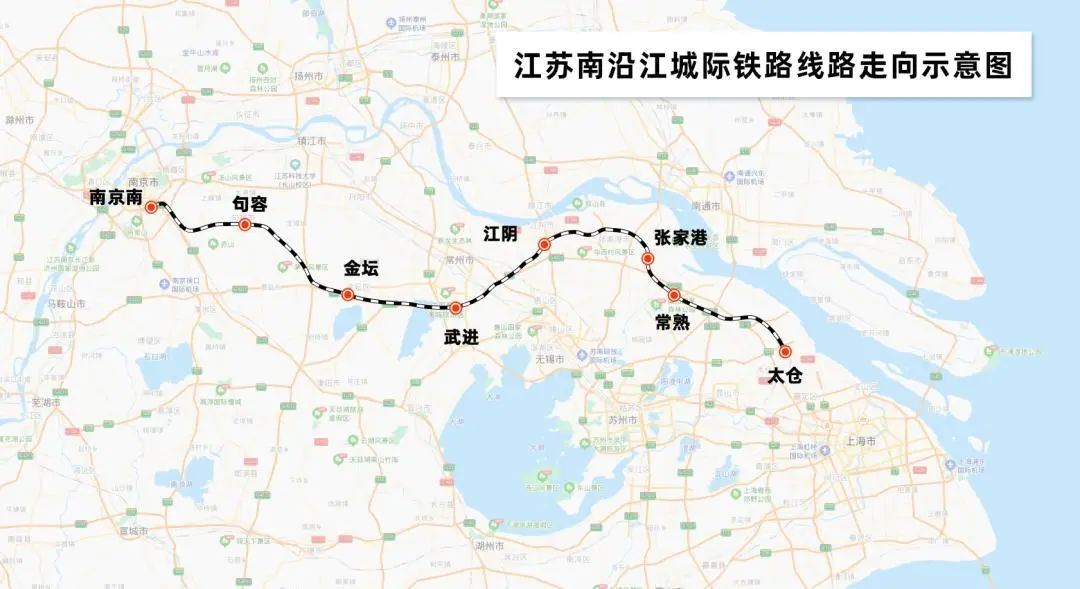 剧透了这条城际铁路除了连接上海和苏锡常还将