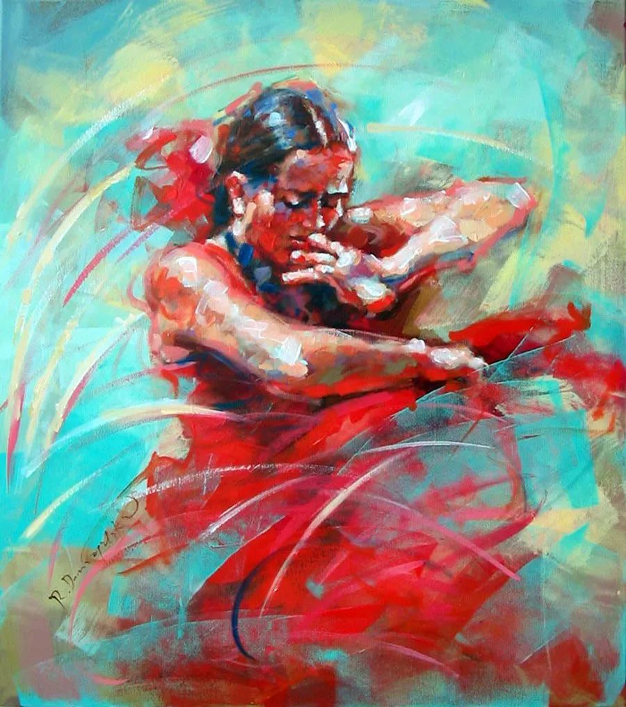 跳一曲炽热的，热情的弗拉门戈舞，欢度时光